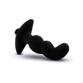 Anal Adventures Platinum - Silicone Vibrating Prostate Massager 03 - Black